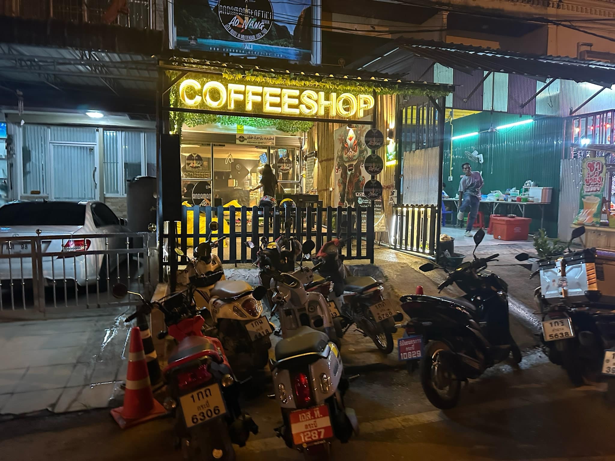 The front of the Andaman Genetics Ao Nang Cannabis Dispensary